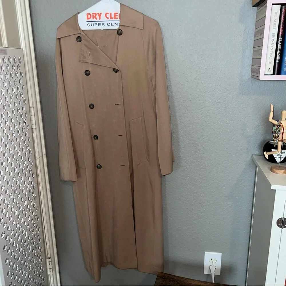 Reformation Tan Trench Coat NWOT - Picture 1 of 12